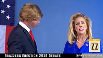 Donald Drump трахает Hillary Clayton во время дебатов
